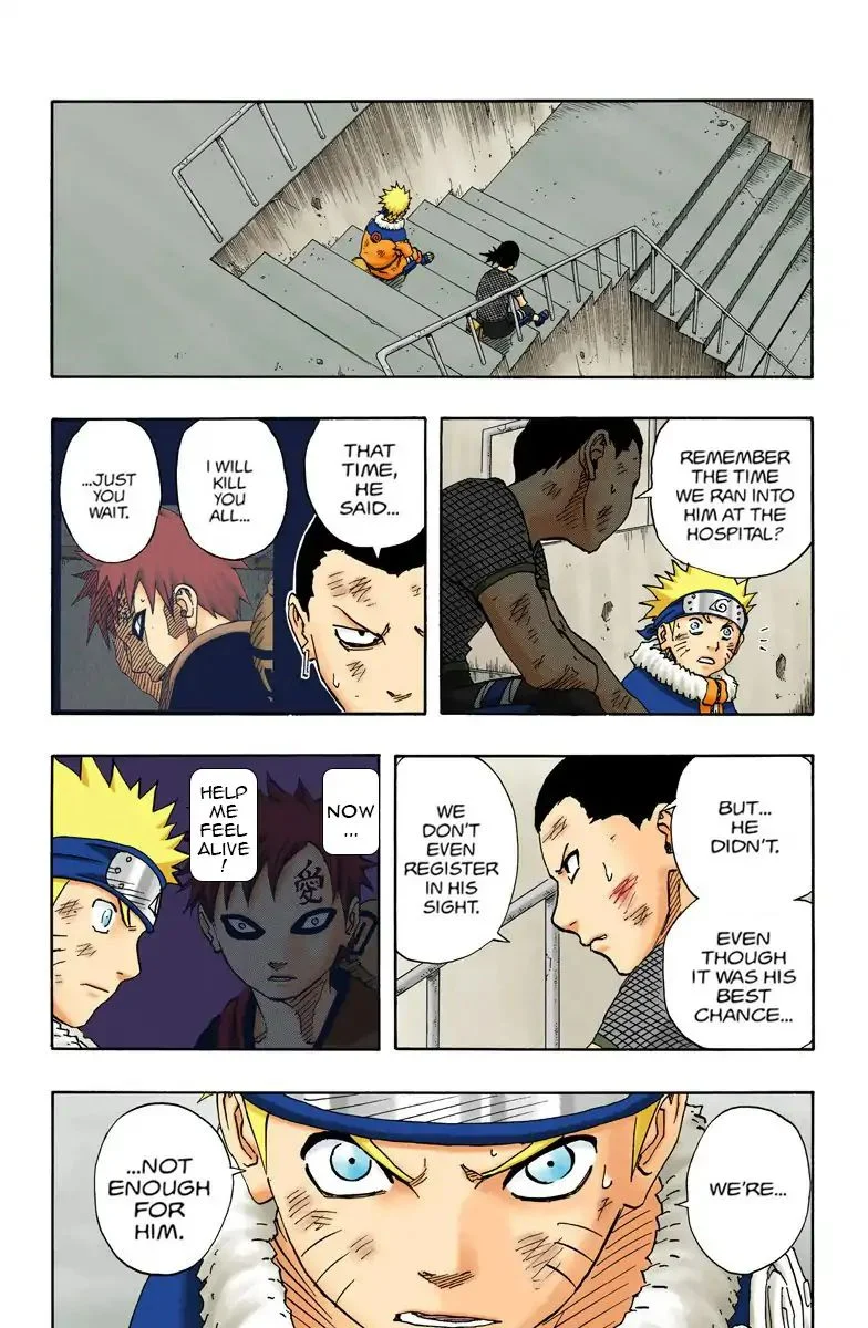 Chapter 111 Sasuke Vs. Gaara!! Page 9