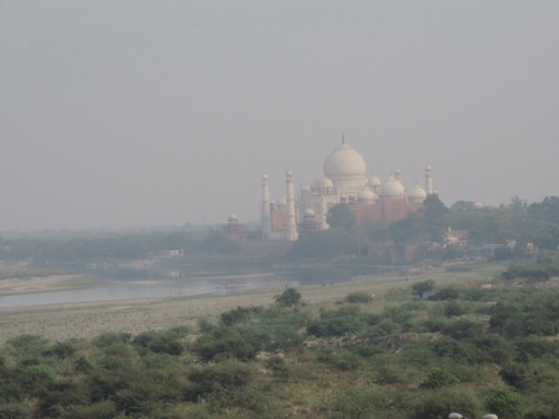 Taj Mahal from Red Fort