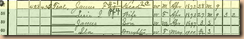 1900 Census James F. Teal