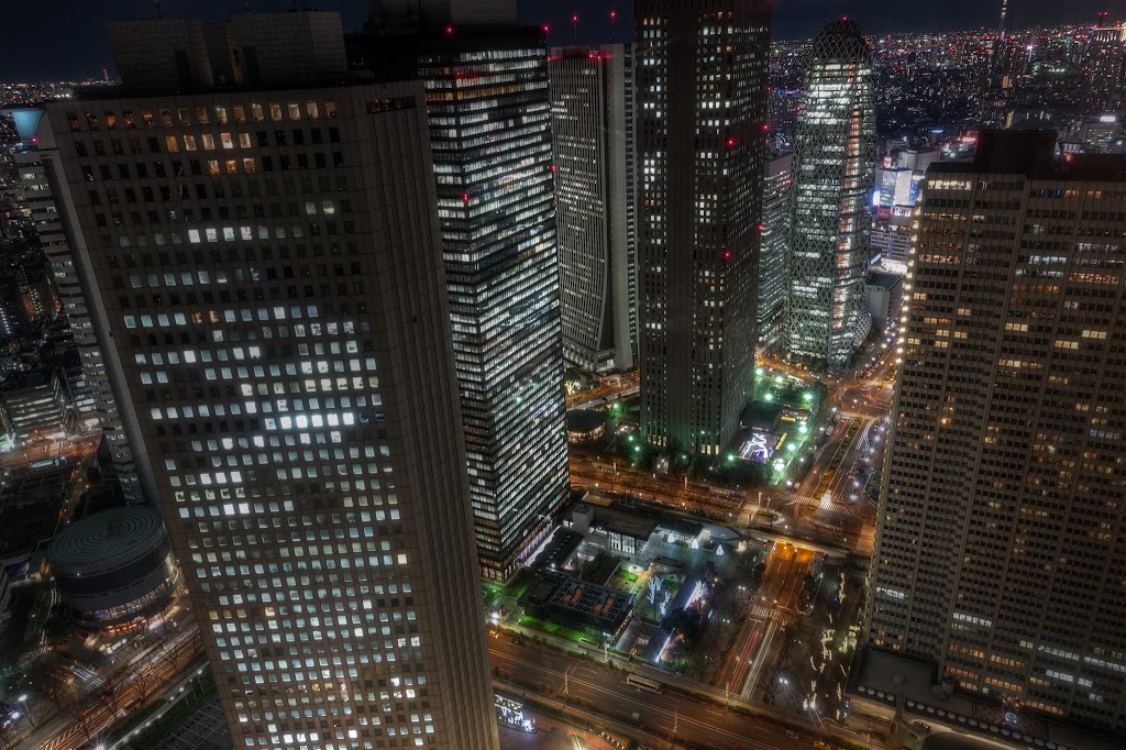 Hdrts Hdr Tiltshift 都庁からのコンデジ夜景