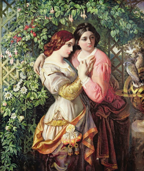 Daniel Maclise - Rosalind and Celia