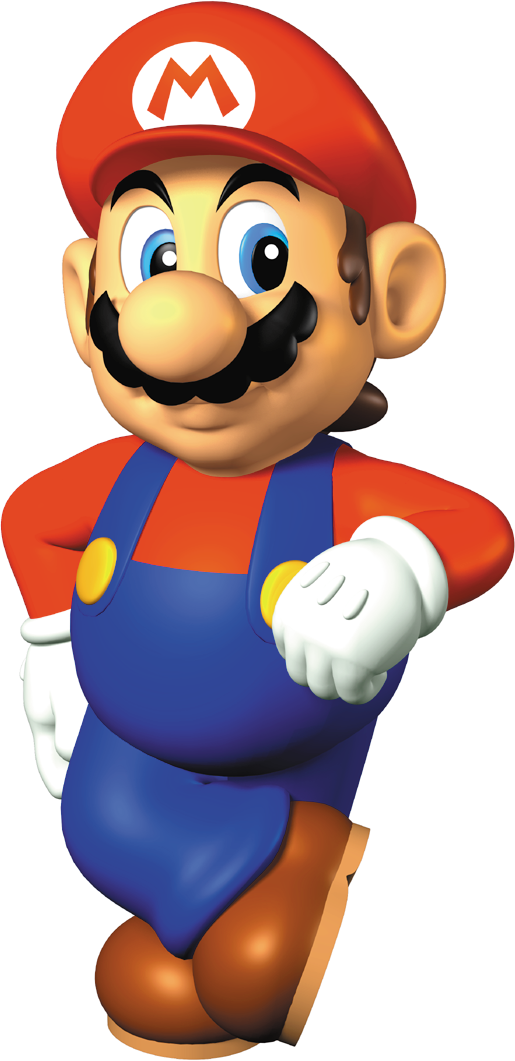 파일:external/www.mariowiki.com/Mario_Leaning_Artwork_-_Super_Mario_64.png