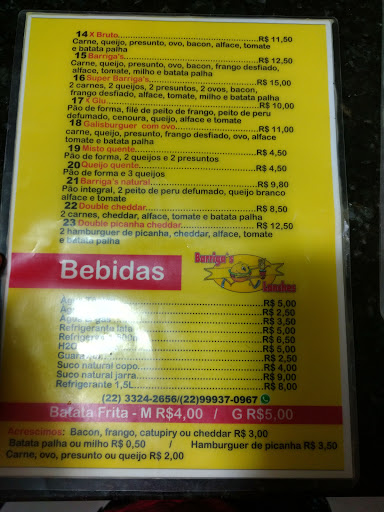 Barrigas Lanches, R. Leni Pereira Mello, 42 - Centro, Rio das Ostras - RJ, 28893-099, Brasil, Diner_norte_americano, estado Rio de Janeiro