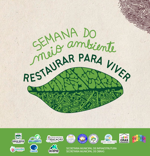 Banner da Semana do Meio Ambiente  de Água Nova