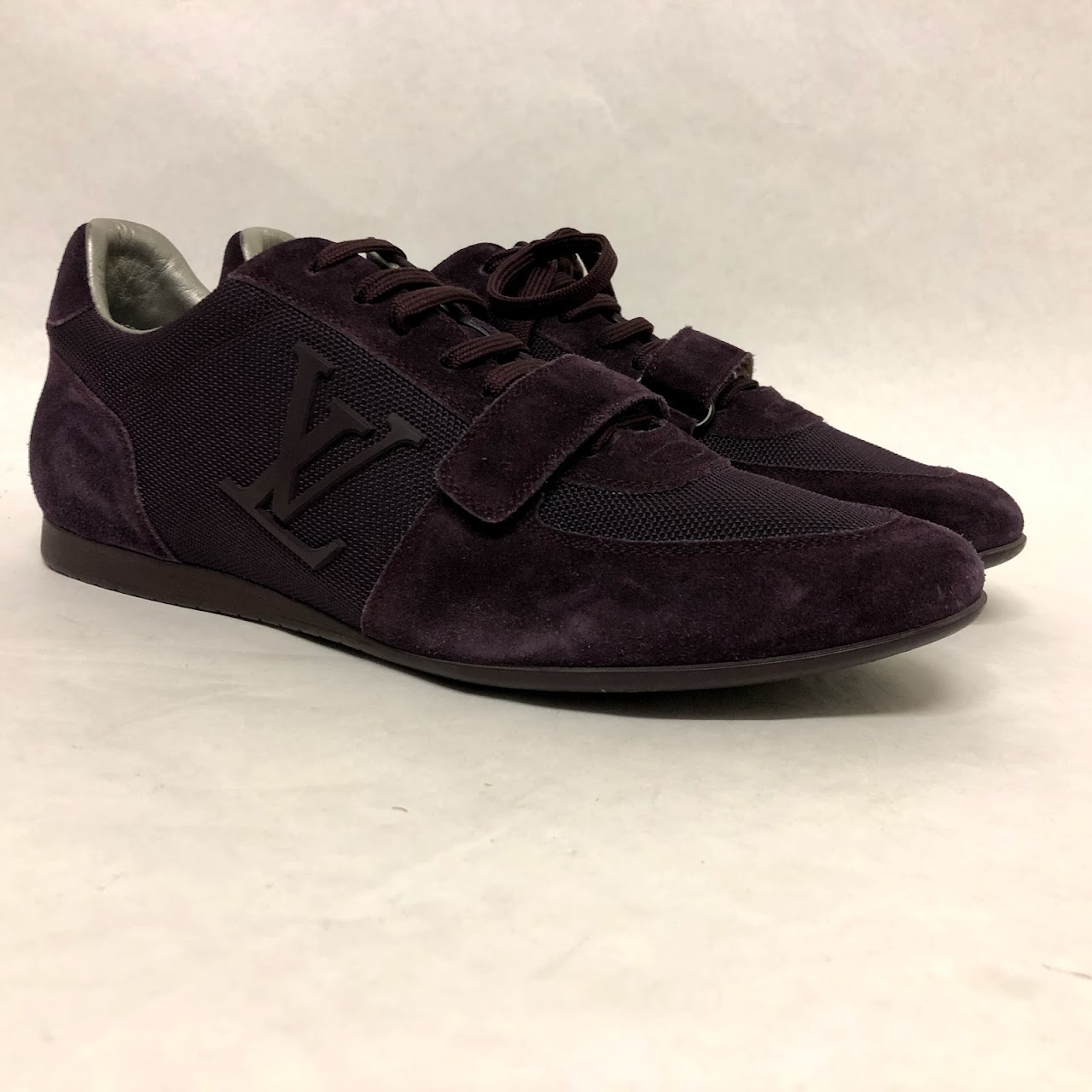 Louis Vuitton Purple Suede Sneakers