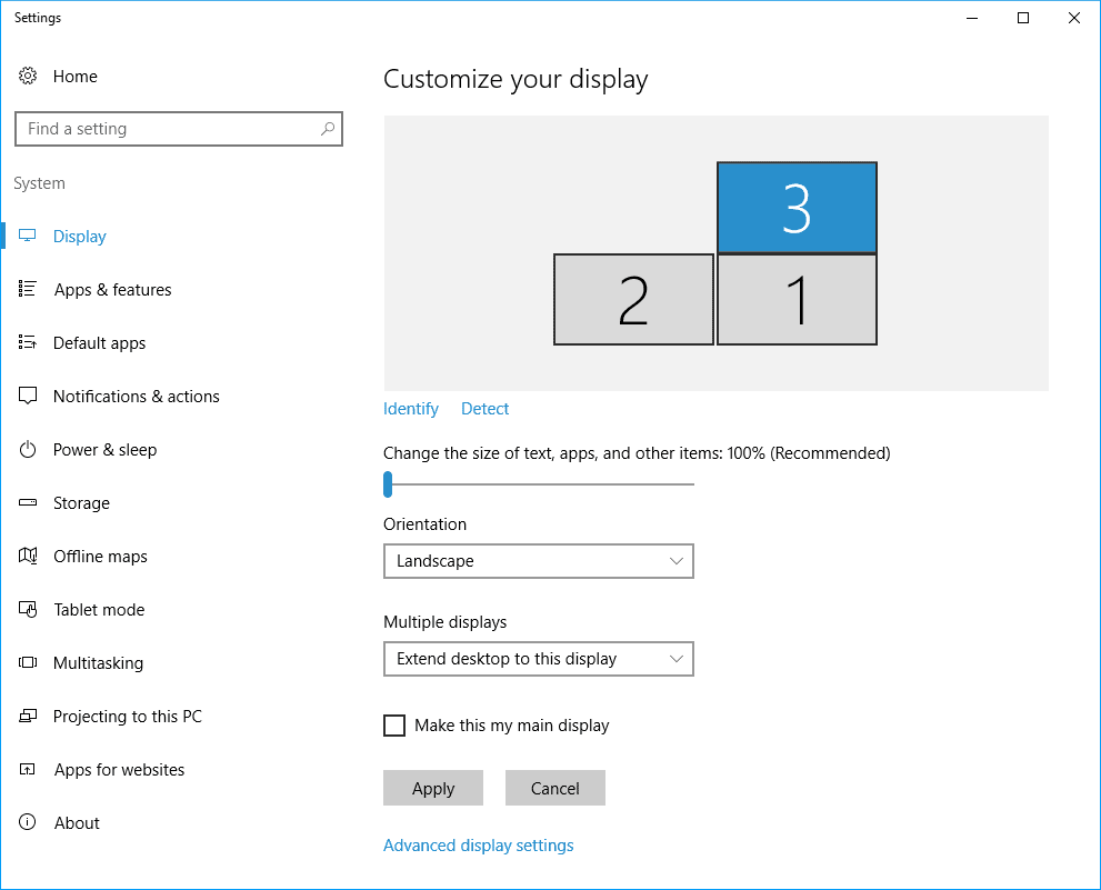 Come modificare il monitor primario e secondario su Windows