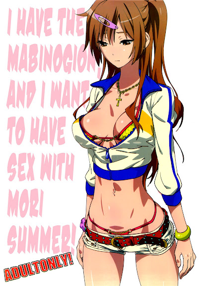 Mabinogion wo Te ni Ireta node Mori Summer to H ga Shitai! | I have the Mabinogion, and I want to have sex with Mori Summer!