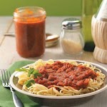 Homemade Canned Spaghetti Sauce Recipe was pinched from <a href="http://www.tasteofhome.com/Recipes/Homemade-Canned-Spaghetti-Sauce" target="_blank">www.tasteofhome.com.</a>