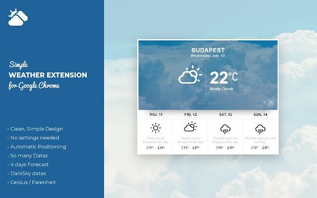 Weather for Chrome