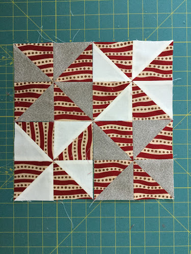 Block 11: 16 HST quilt sampler tutorial