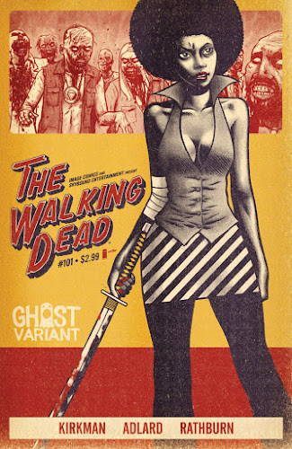 The Walking Dead comic issue #101 Ghost Variant cover