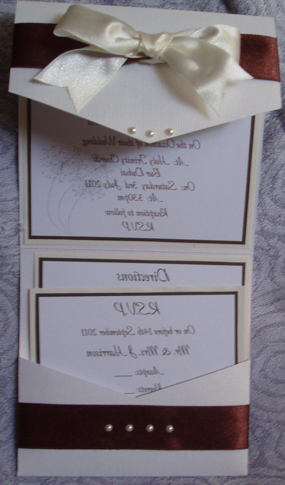 wedding cards in different