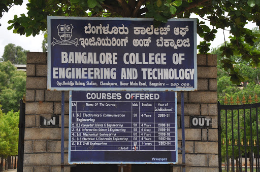 Bangalore College of Engineering and Technology, Heelalige Rd, Heelalige, Bommasandra, Karnataka 560099, India, Engineering_College, state KA