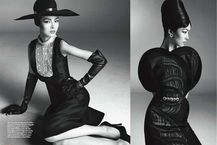 Vogue Italia January 2013 : Fei Fei Sun by Steven Meisel