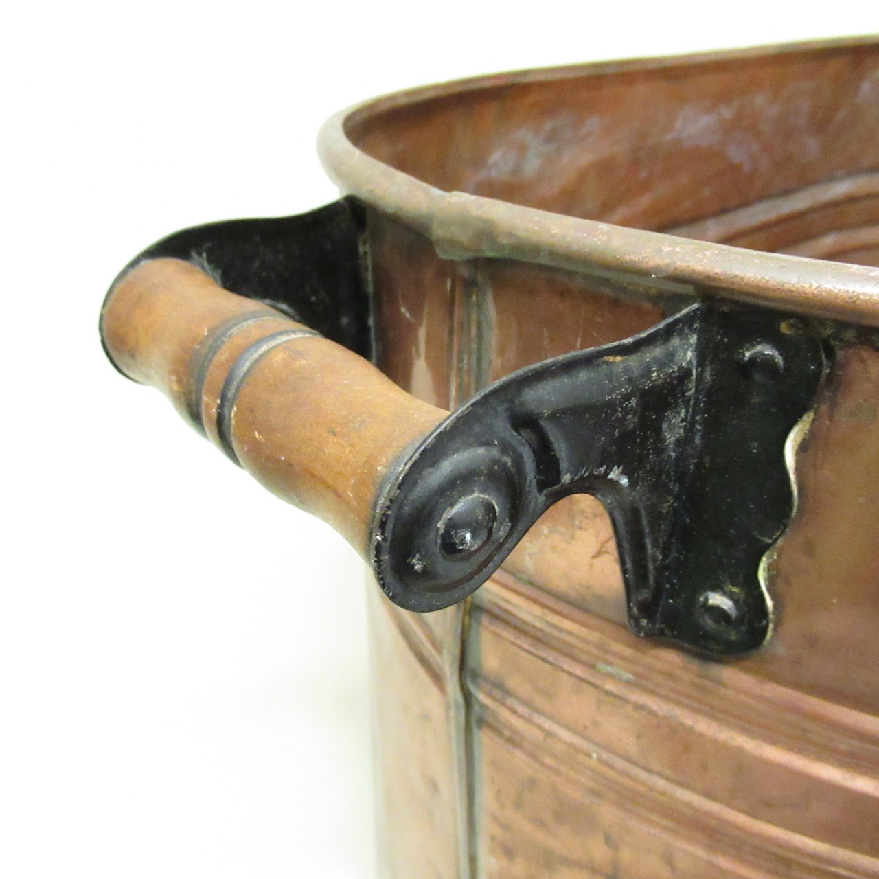 Copper Two-Handled Basin