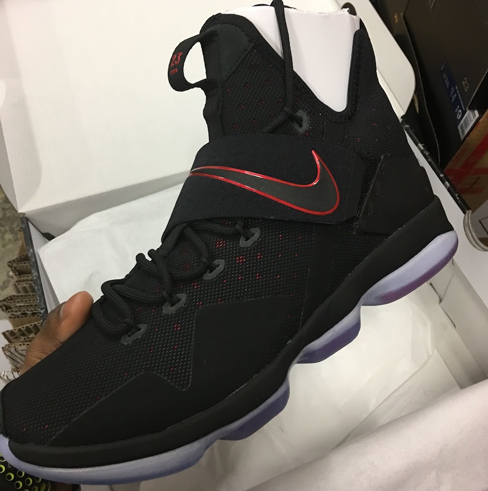 lebron 14 black and red