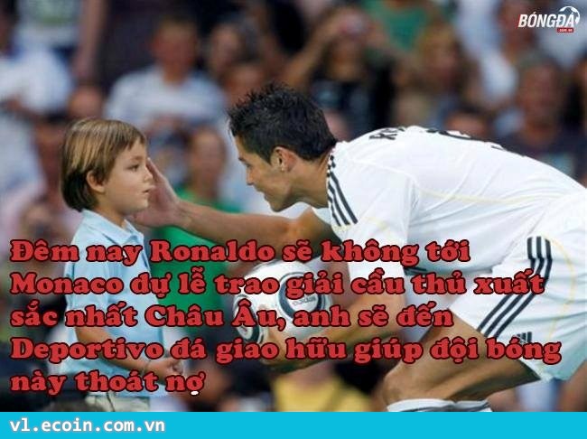 Và họ bảo CR7 kiêu ngạo -_-