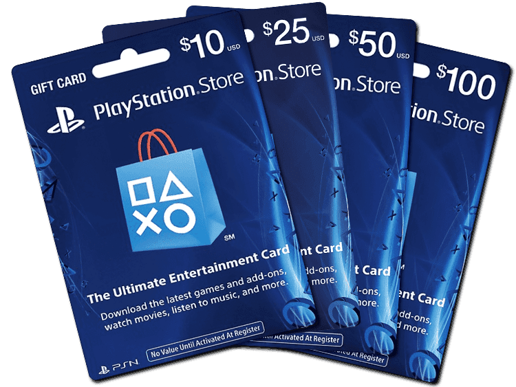 Playstation Gift Card Template