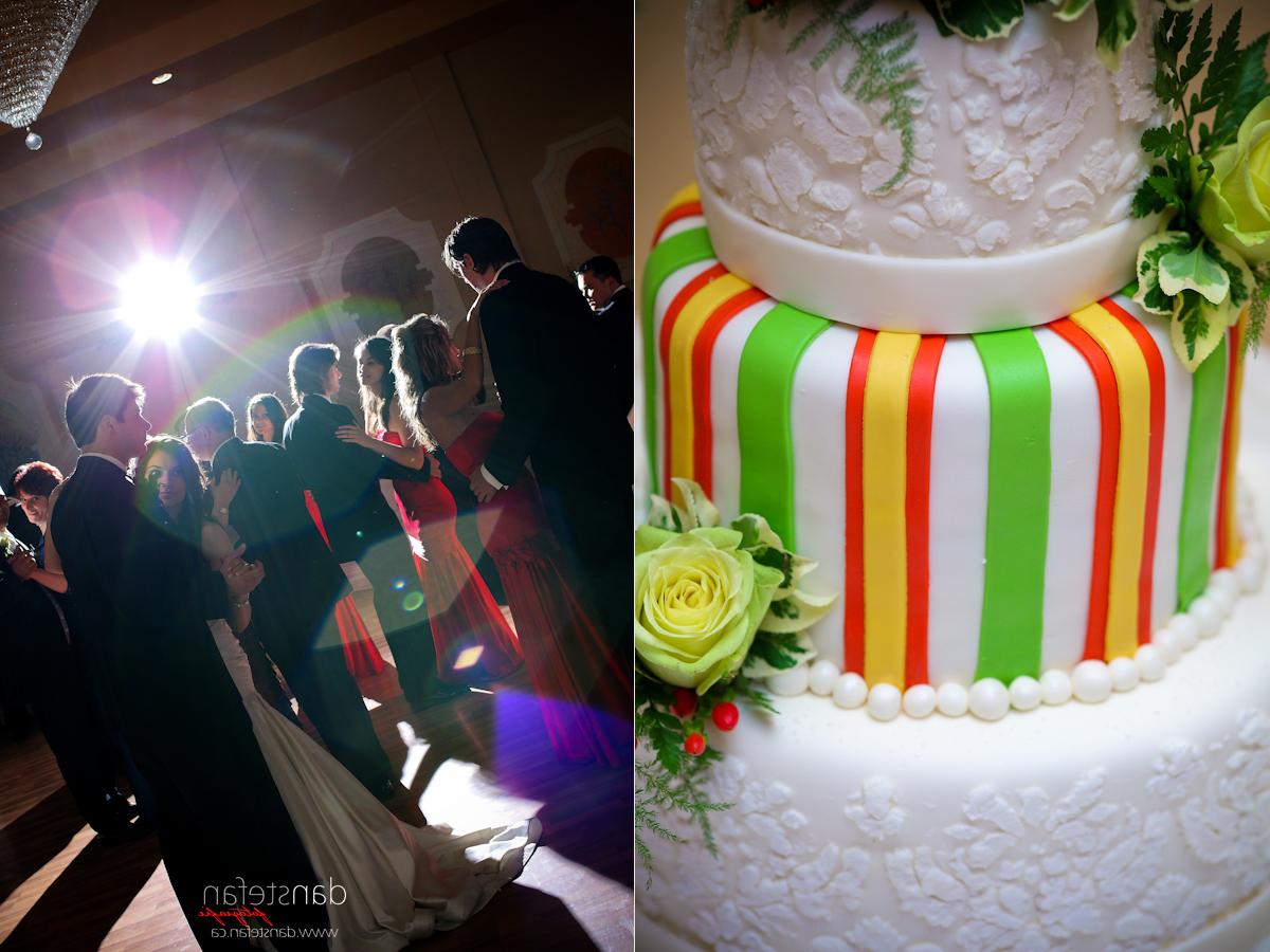 wedding cake and first