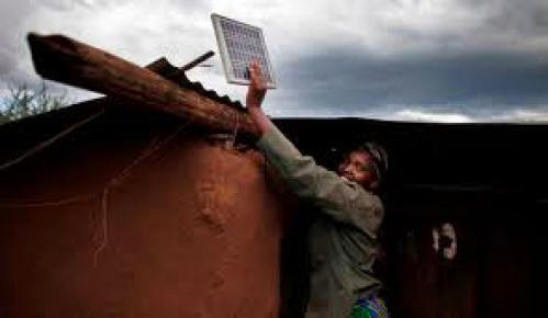 African Huts Far From The Grid Now Using Renewable Power