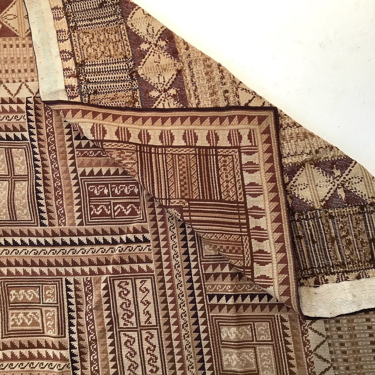 Embroidered Kilim Rug
