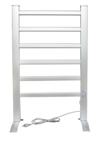 Home Fashion 6-Bar Freestanding Towel Warmer, Drying Rack