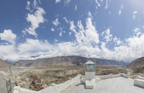 Where the three mightiest mountain ranges of the world meet, near Gilgit