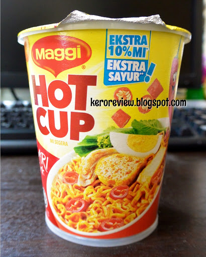 รีวิว แม็กกี้ บะหมี่ถ้วยกึ่งสำเร็จรูป รสแกงกะหรี่ (CR) Review Instant cup noodles hot cup Kari (curry) Kick , Maggi Brand.