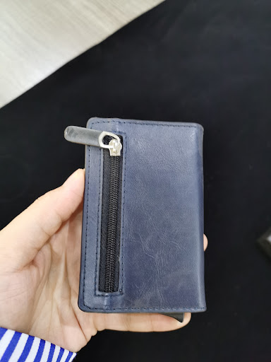 Title 3, Card bag RFID Security swipe card clip zipper z...