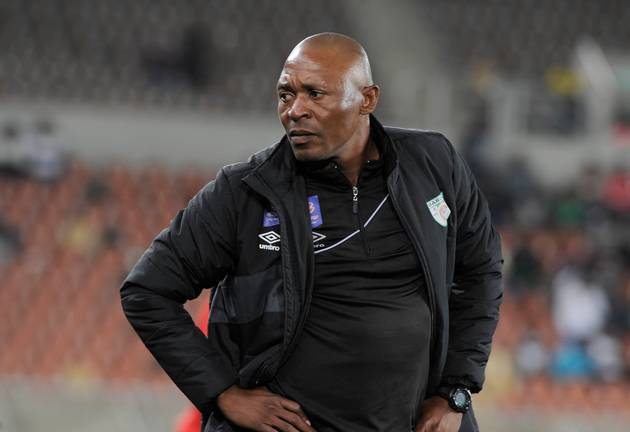 Baroka FC co-coach Milton Dlamini during the Absa Premiership.