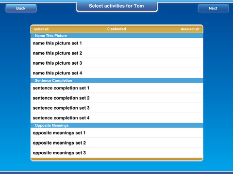 Word Retrieval Activities