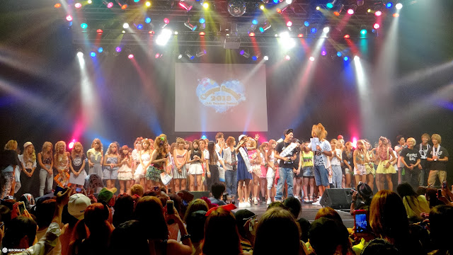 fashion models on stage at Campus Summit 2013 in Shibuya in Shibuya, Japan 