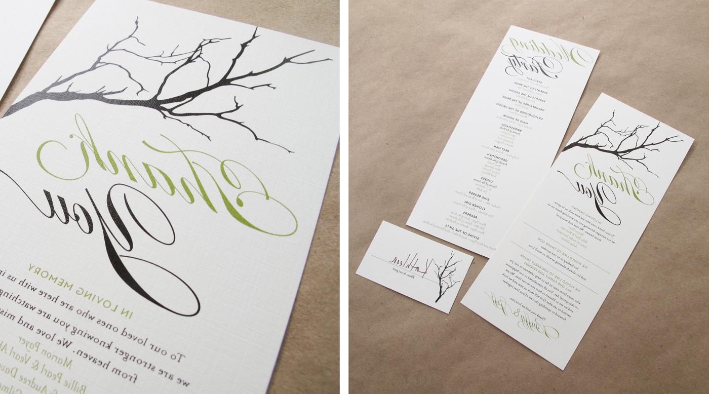 Branch Twine Wedding Thank You