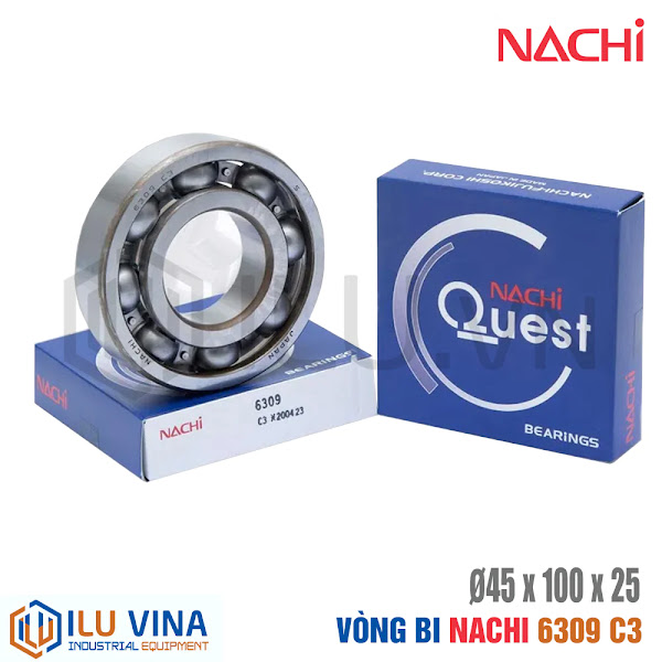 6309-ZZECM - Vòng bi, Bạc đạn, Bearing  Nachi 6309-ZZECM