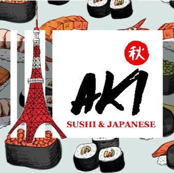 Aki Sushi Christchurch logo