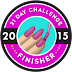 31 Day Challenge 2015 Finisher Badges