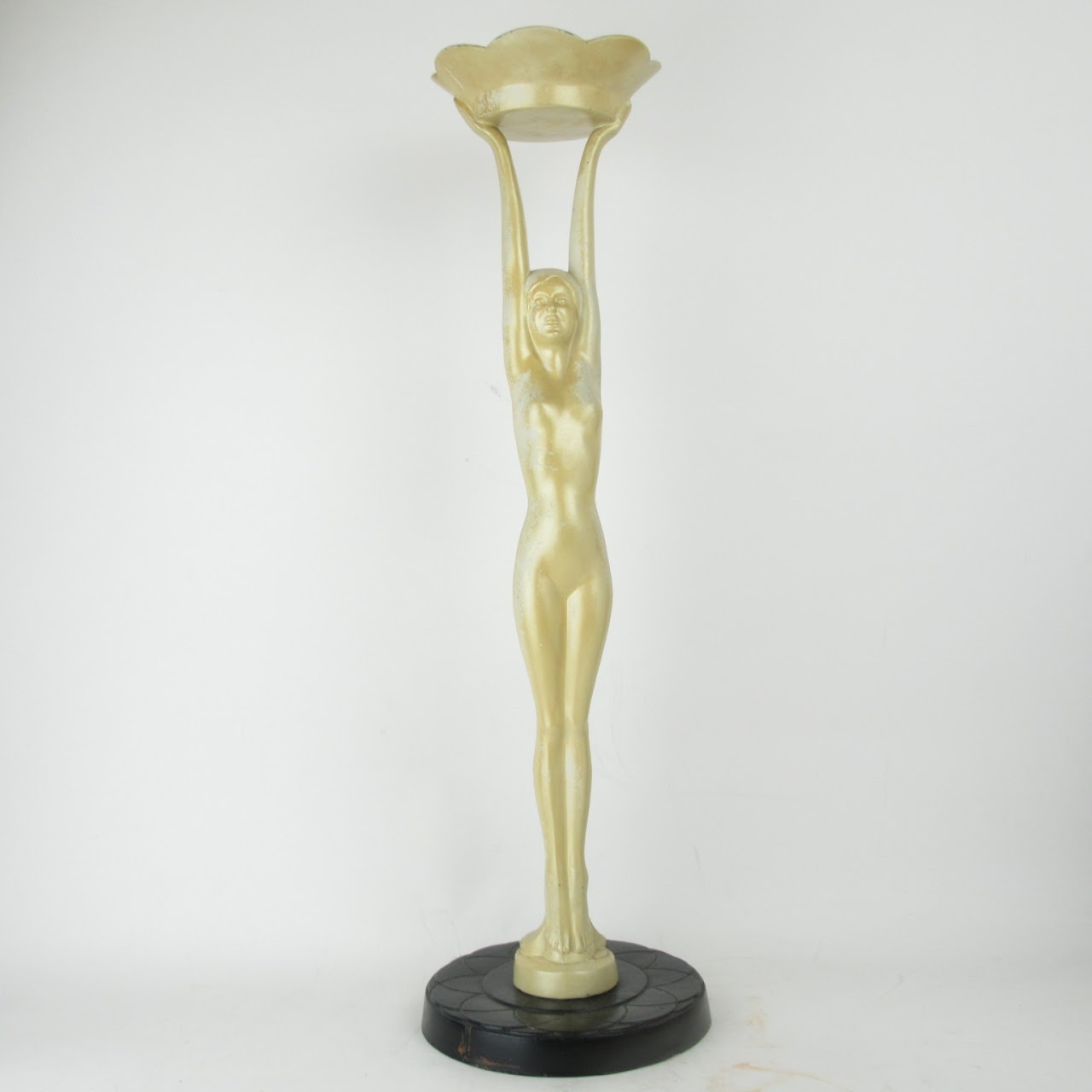 Frankart Art Deco Figural Astray Stand