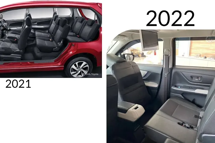 bangku belakang avanza veloz 2022