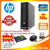 Case Máy Tính Đê Ban Đồng Bộ Hp Cpu I3 4130 Ram 4Gb Ssd 240Gb Ssd 120Gb