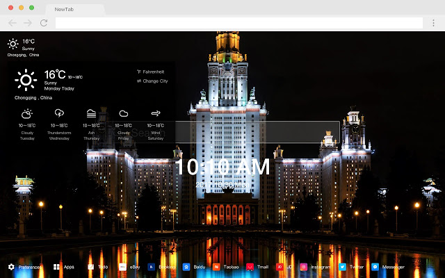 Russian Beauty New Tab Page  Themes