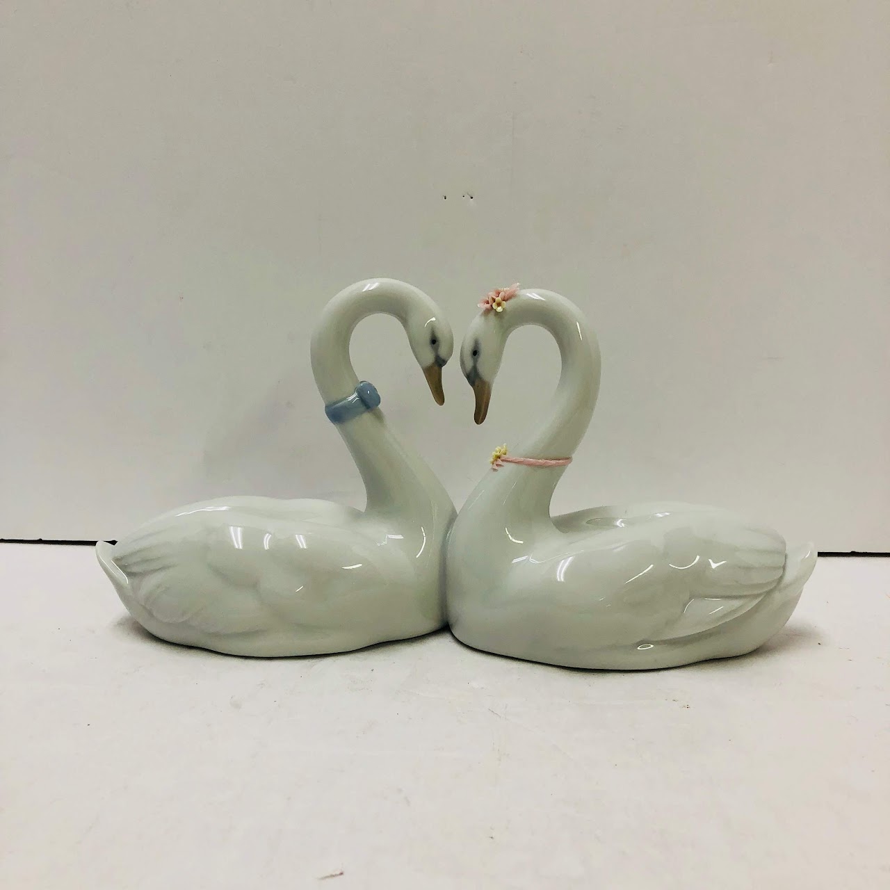 Lladro Swans Figurine