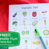 FREE Vegetable Hunt Activity Sheet