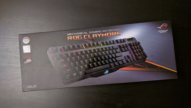 ASUS ROG Claymore, teclado