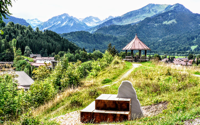 Oberstdorf Pavillon Katharinenruhe Spaziergang