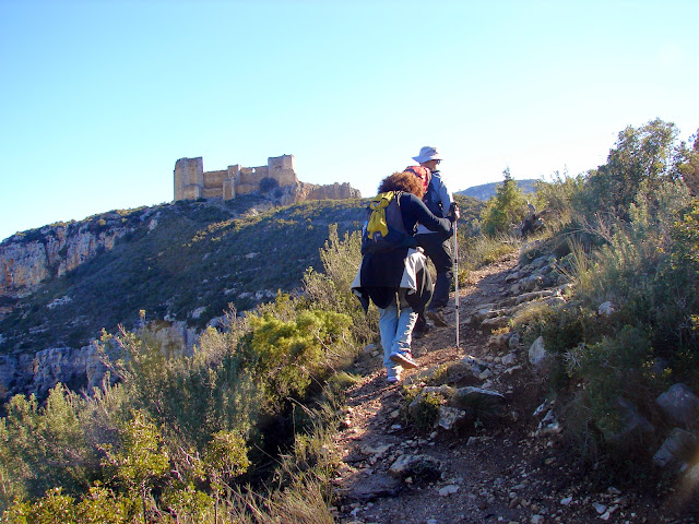 senderismo - Embalse de Embarcaderos - Castillo de Chirel