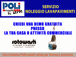 Noleggio lavapavimenti domestiche industriali Rotowash