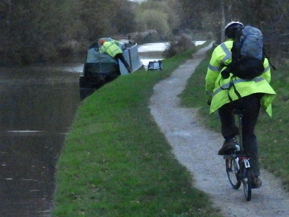 Iain Cycling Away