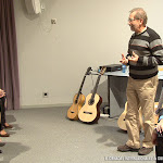 Se probaron las guitarras de los luthiers Donatella Salvato (Italia) y Daniel Bernaert (Bélgica) y Guitarras Alhambra