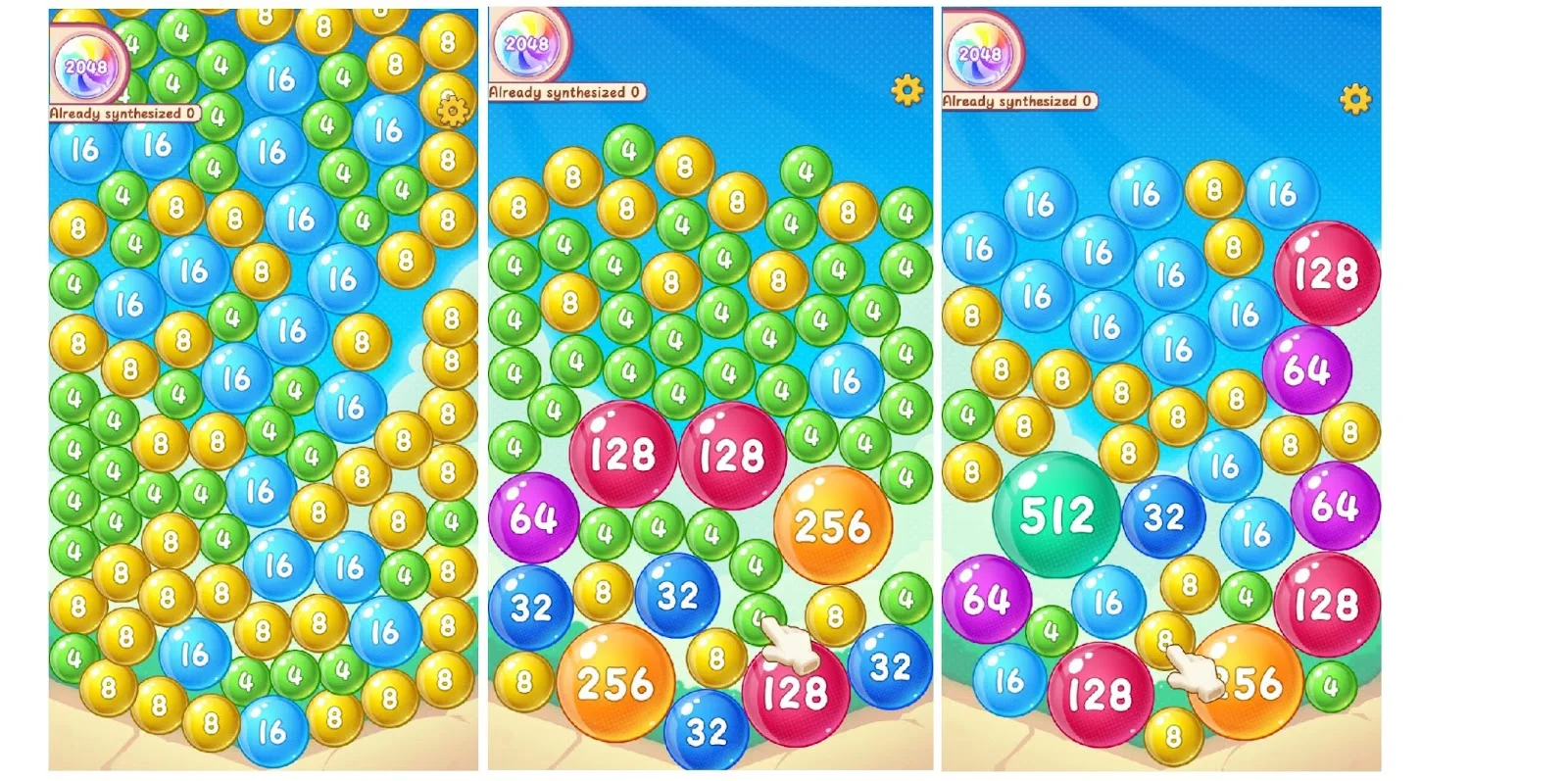 Crazy Fruits 2048 Game Mobile Game