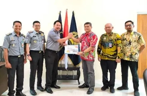 Kepala Kantor Imigrasi Kotamobagu, Sambut Kunjungan Kerja Kepala Pusat Strategi Tata Kelola Hukum dan HAM. (Foto istimewa)